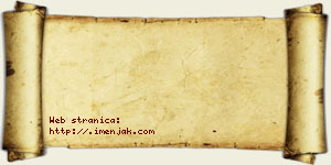 Kuzman Bzenić vizit kartica